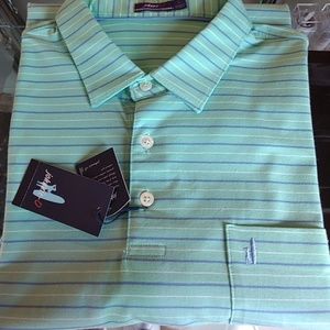 Johnnie-O Finch polo in Greenie